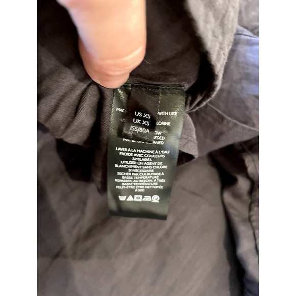 Urban Outfitters Maisy High Neck Black Ruffle Dress XS - Picture 8 of 9